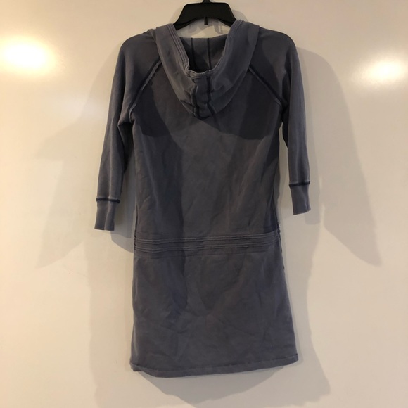 Gap Hoodie Sweatshirt Dress Blue Small - Picture 4 of 5